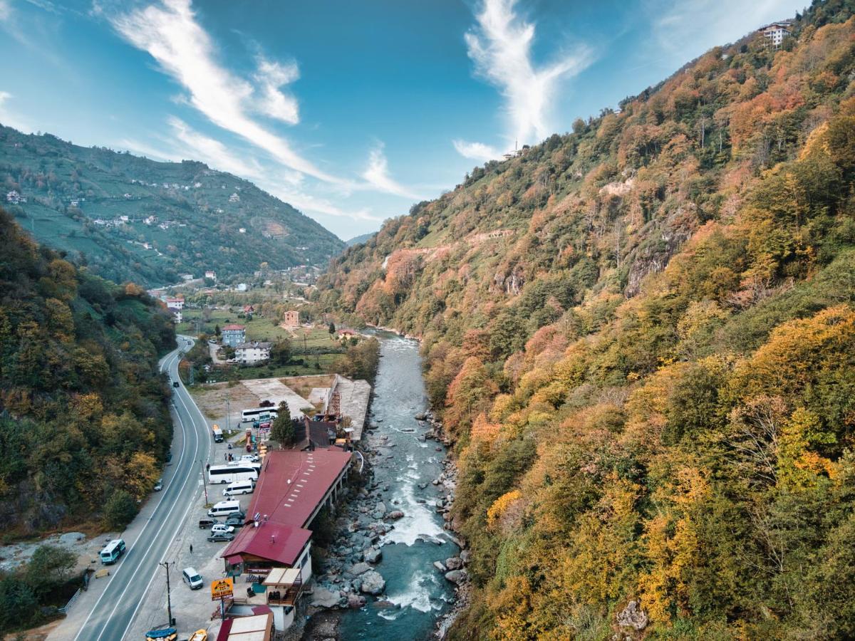 Medi Soho Bungalov Cafe Bed & Breakfast Rize Bagian luar foto