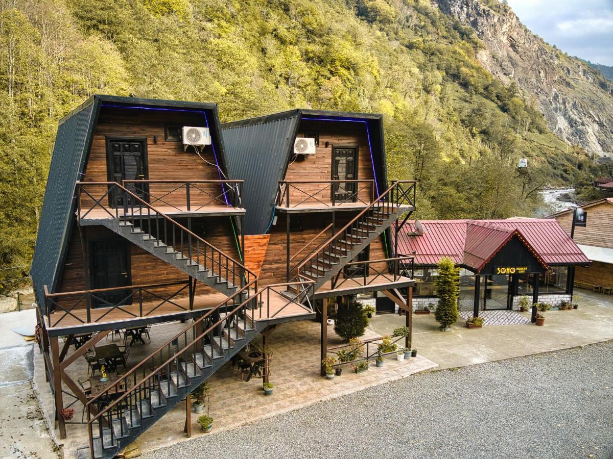Medi Soho Bungalov Cafe Bed & Breakfast Rize Bagian luar foto