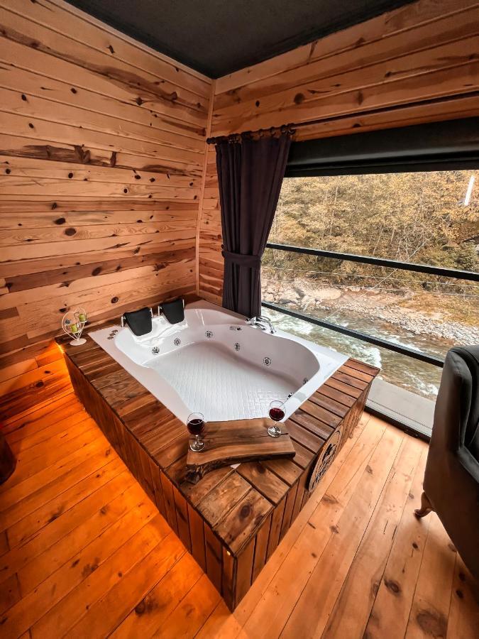 Medi Soho Bungalov Cafe Bed & Breakfast Rize Bagian luar foto